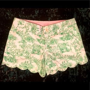 Scalloped Lilly Pulitzer Shorts